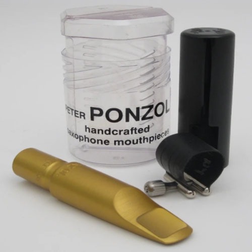 피터폰졸 Ponzol 테너 빈티지 Vintage 골드 알루미늄 Gold Aluminum 색소폰 마우스피스(PPTMV GA VINTAGE 105)