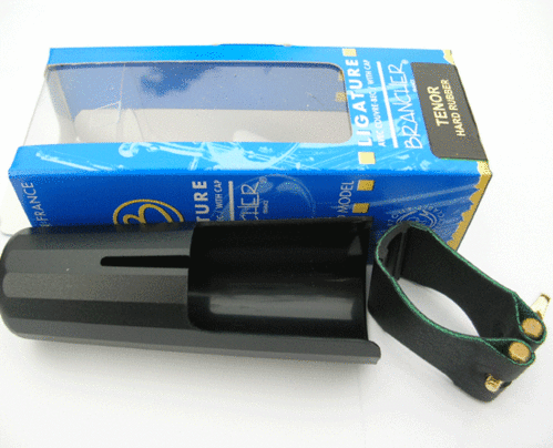 프랑스 브랑셔 테너 하드러버 마우스피스용 Semi 색소폰 리가춰(캡 포함)