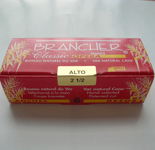 프랑스 브랑셔 클래식 알토 색소폰 리드(BOX OF 6)