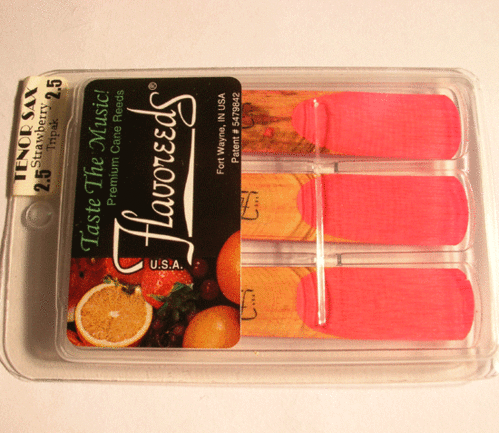Flavoreeds Strawberry 테너 색소폰 리드 3-Pack
