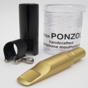 피터폰졸 Ponzol 테너 M2 골드 알루미늄 Gold Aluminum 색소폰 마우스피스(PPTM2 GA110)