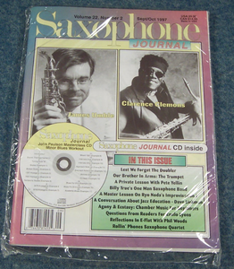 Saxophone Journal September October 1997 with CD